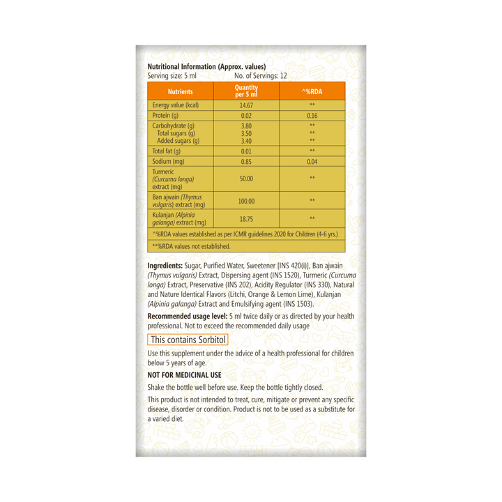 Curkey Syrup (60ml) - Inzpera Healthsciences