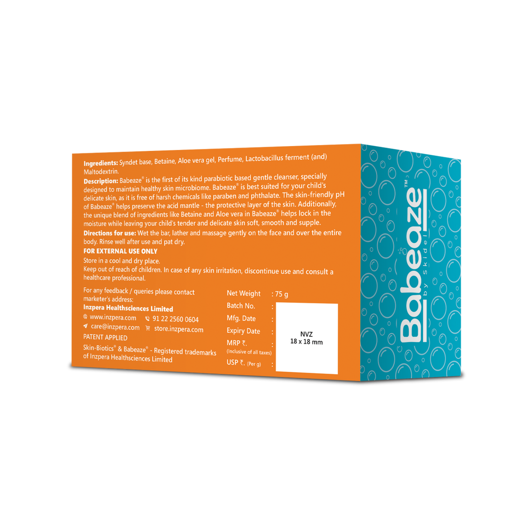 Babeaze Bar (75 gm) - Inzpera Healthsciences