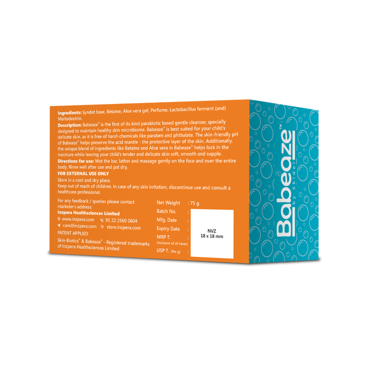 Babeaze Bar (75 gm) - Inzpera Healthsciences