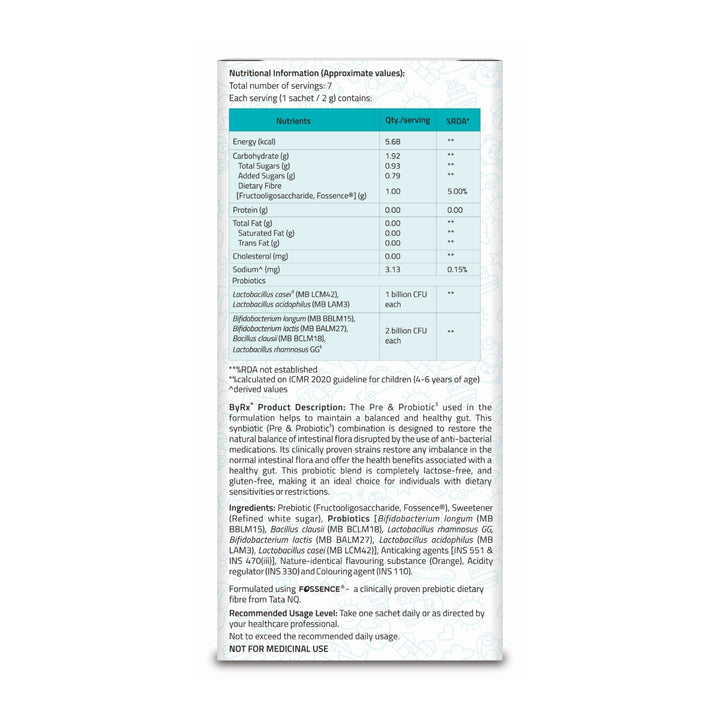 ByRx (7 sachets of 2g each) - Inzpera Healthsciences