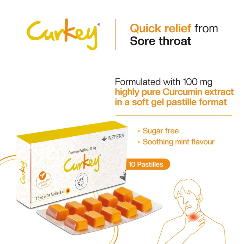 Curkey Pastilles (10 Pastilles) - TUM - Inzpera Healthsciences