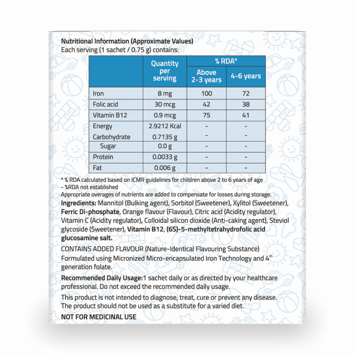 Tasiron (Pack of 15 sachets) - Inzpera Healthsciences