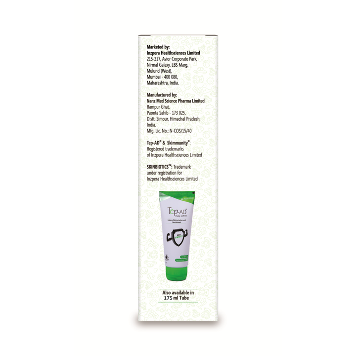 Tep-AD® Daily Lotion (175ml) - Inzpera Healthsciences