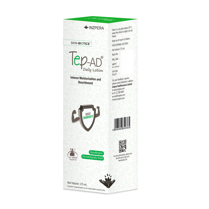 Tep-AD® Daily Lotion (175ml) - Inzpera Healthsciences