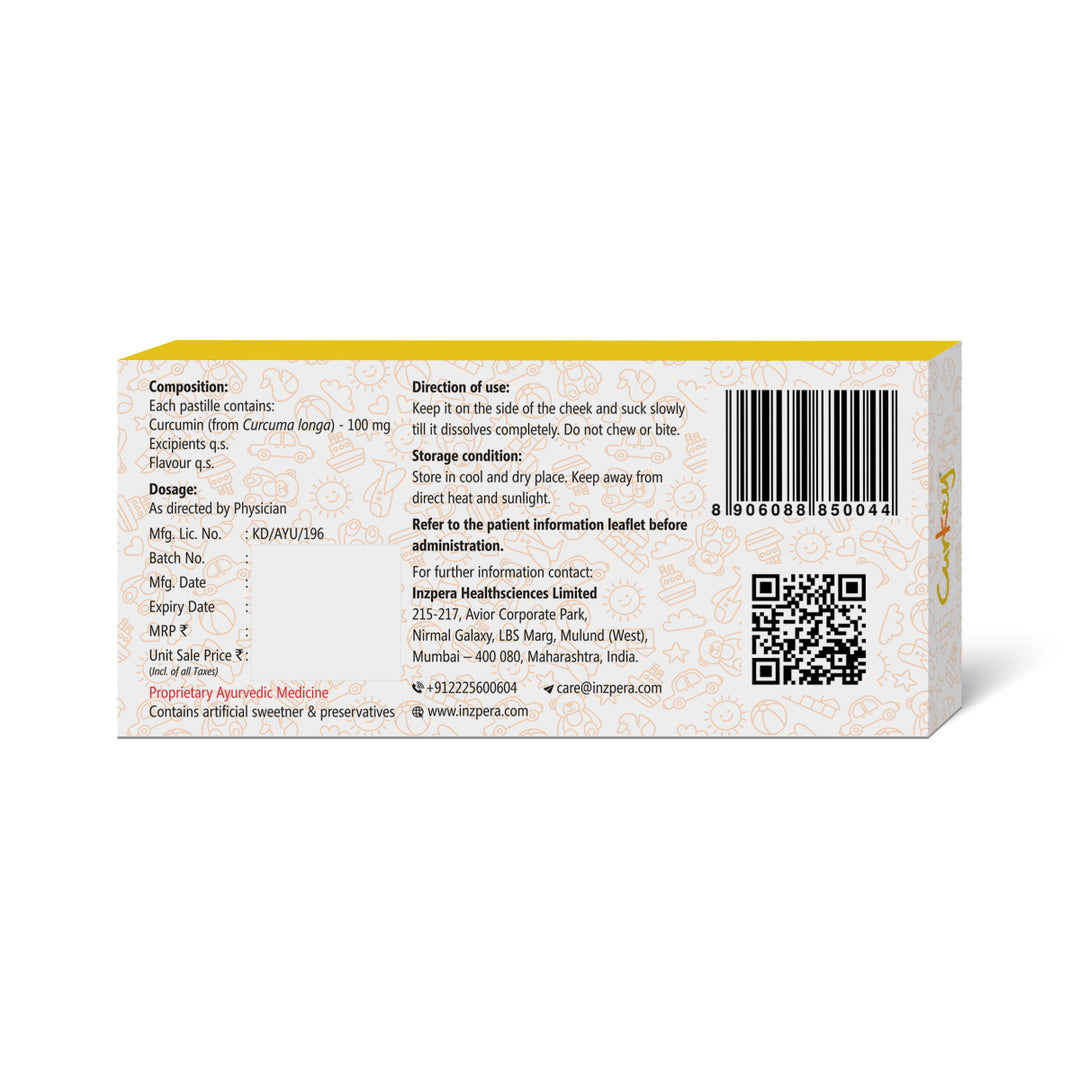Curkey Pastilles (10 Pastilles) - TUM - Inzpera Healthsciences
