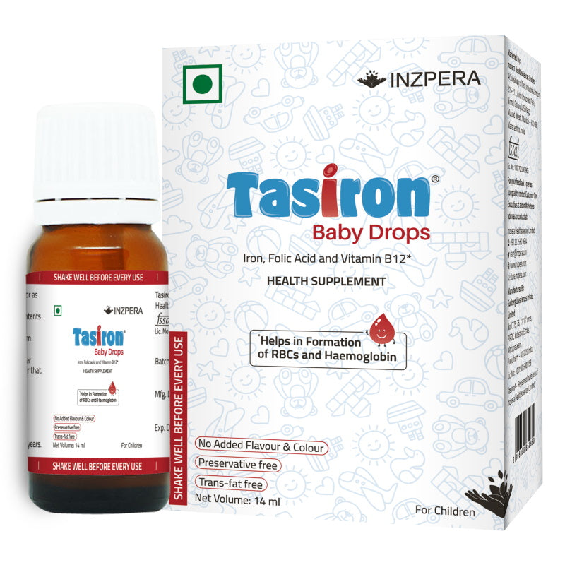 Tasiron Baby Drops (14 ml) - Inzpera Healthsciences